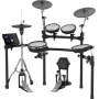 Roland TD-25K V-Drums. Expressive mid-level drum kit with high-end playability and quick sound customization. Kit configuration: 10-inch snare two 6.5-inch rack toms 8-inch floor tom 12-inch hi-hat